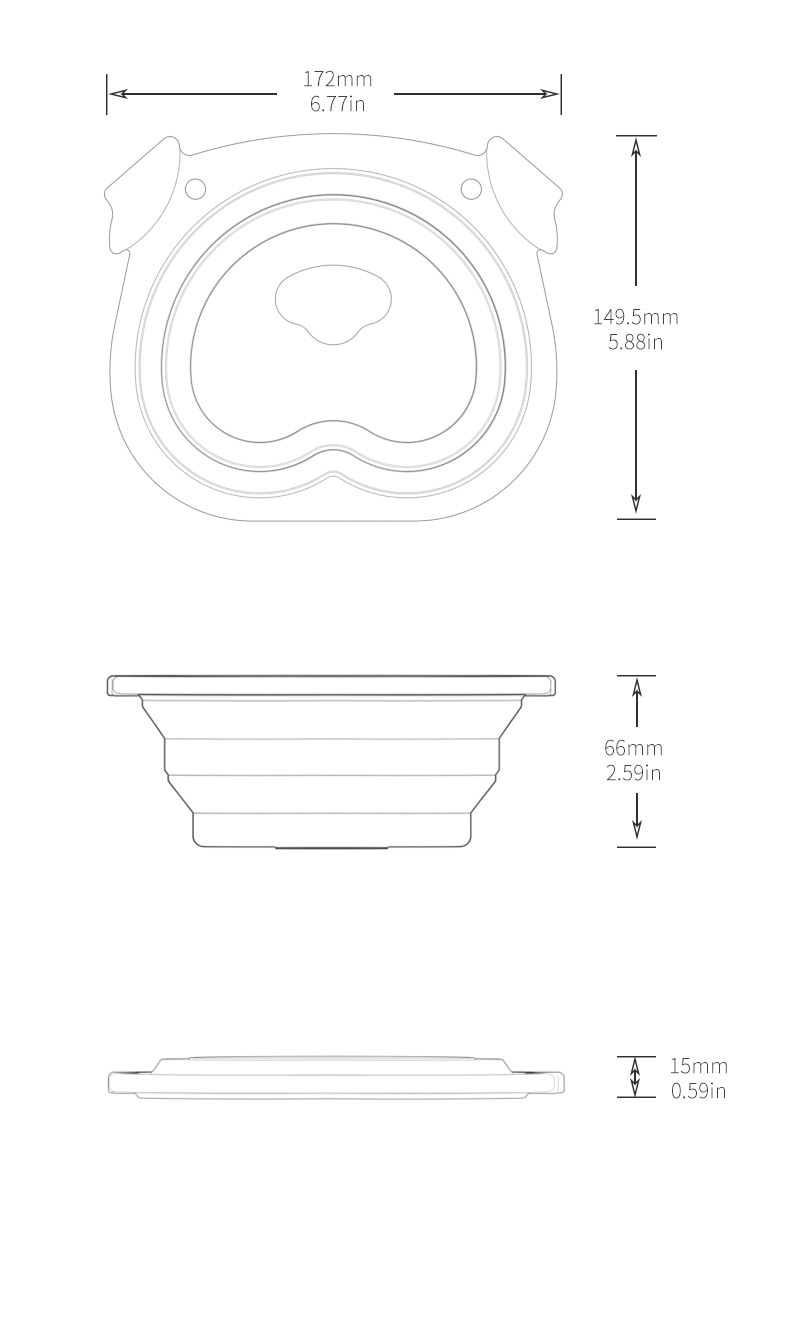 Travel Bowls - Foldable travel bowl for dogs