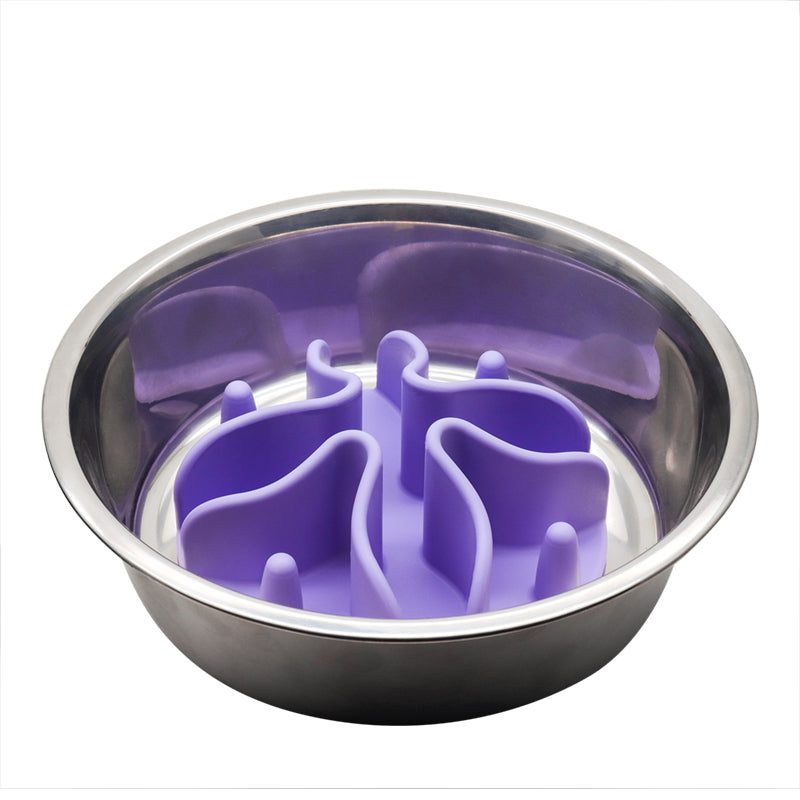 Slow Feeder Bowl Attachment - Purple
