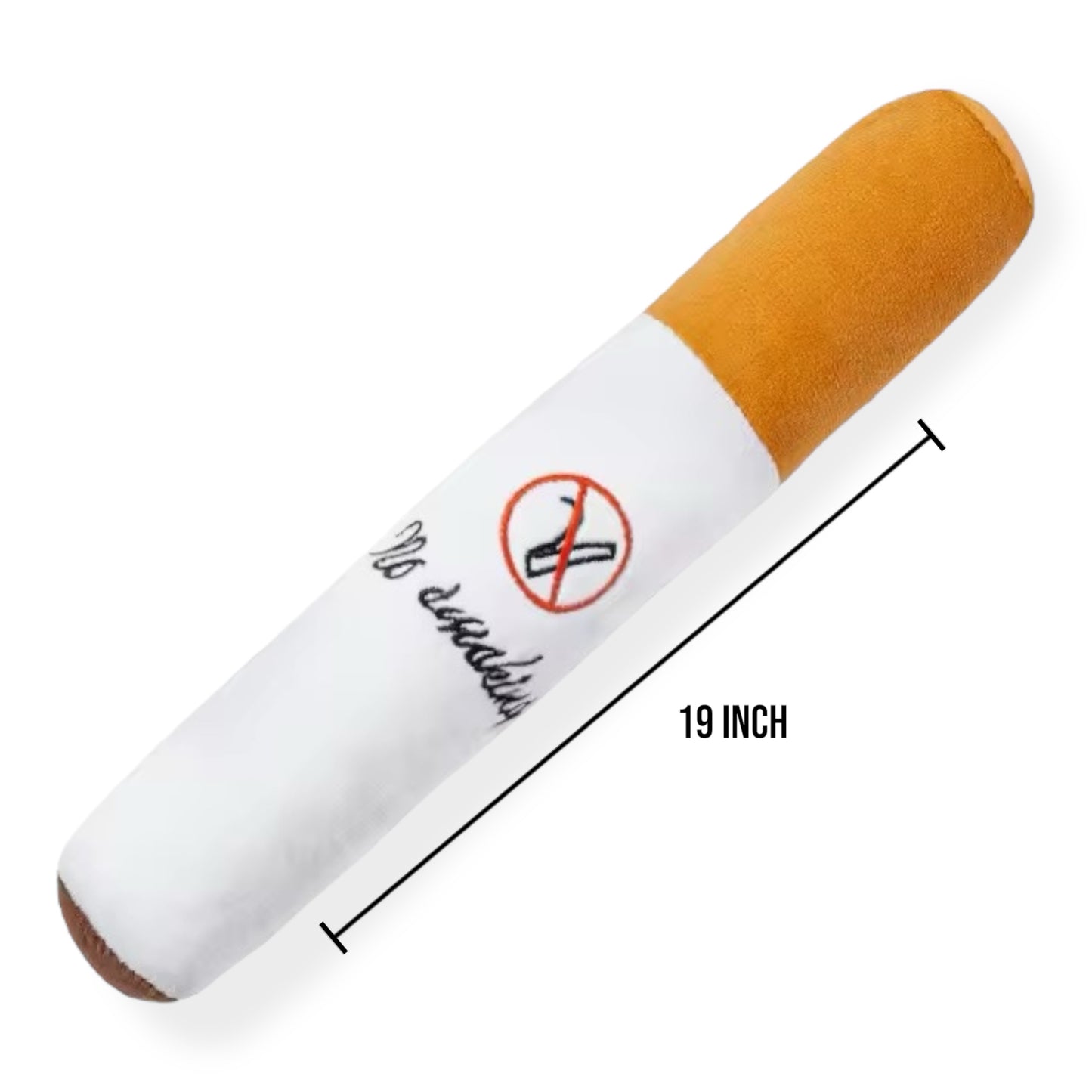 XL No Smoke Cigarette Plush Toy for Dogs