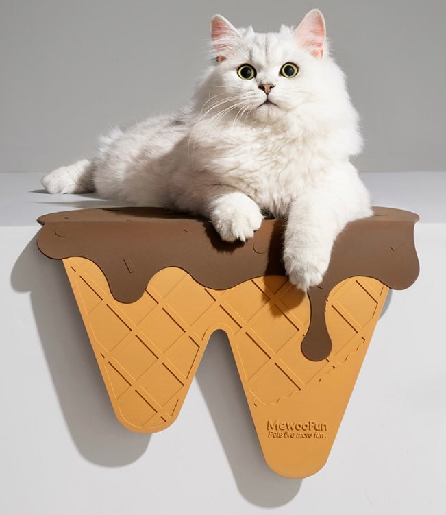 Ice Cream Bowl - Food Bowl for cats - Chocolate