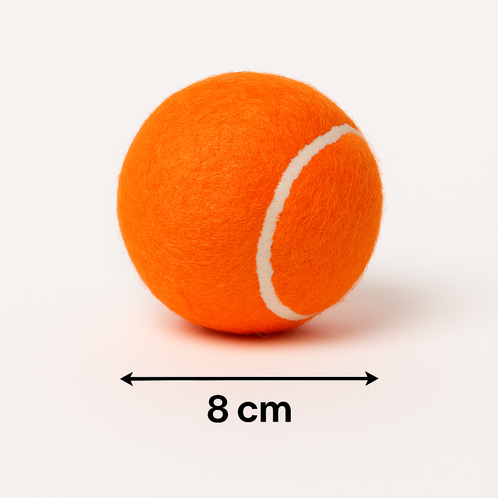 Fetch In Color - Tennis Balls - Orange - Set of Two