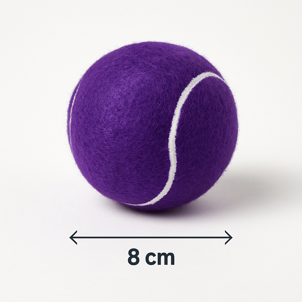 Fetch In Color - Tennis Balls - Purple - Set of Two