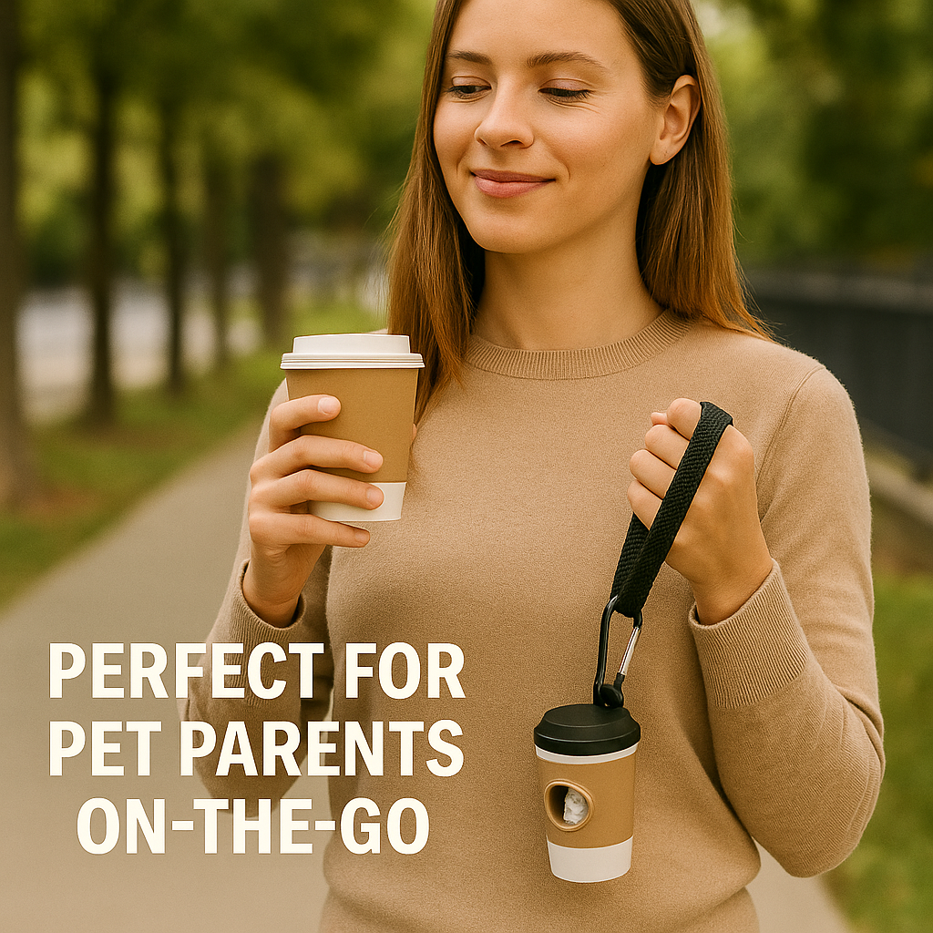 Coffee Cup Poop Bag Holder