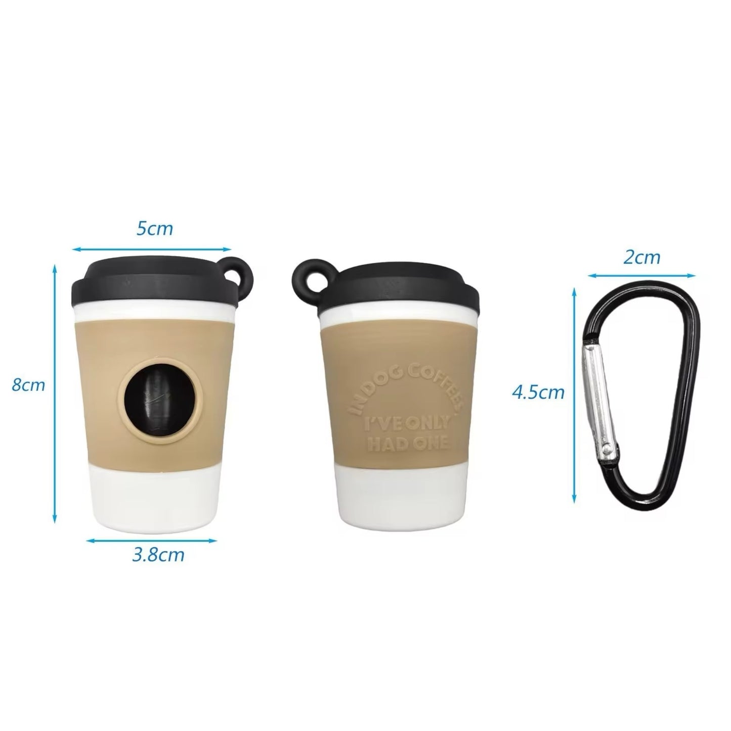 Coffee Cup Poop Bag Holder