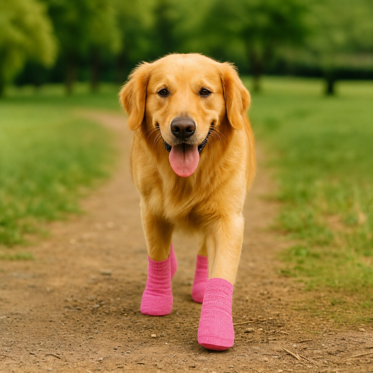 Talking Dog Club - Cover them Paws - Self Adhesive Wraps - Pink