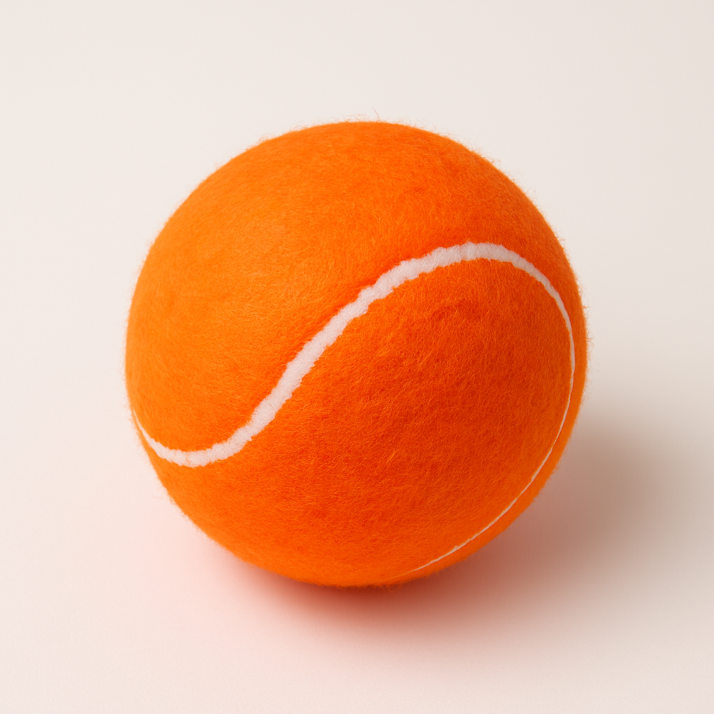 Fetch In Color - Tennis Balls - Orange - Set of Two