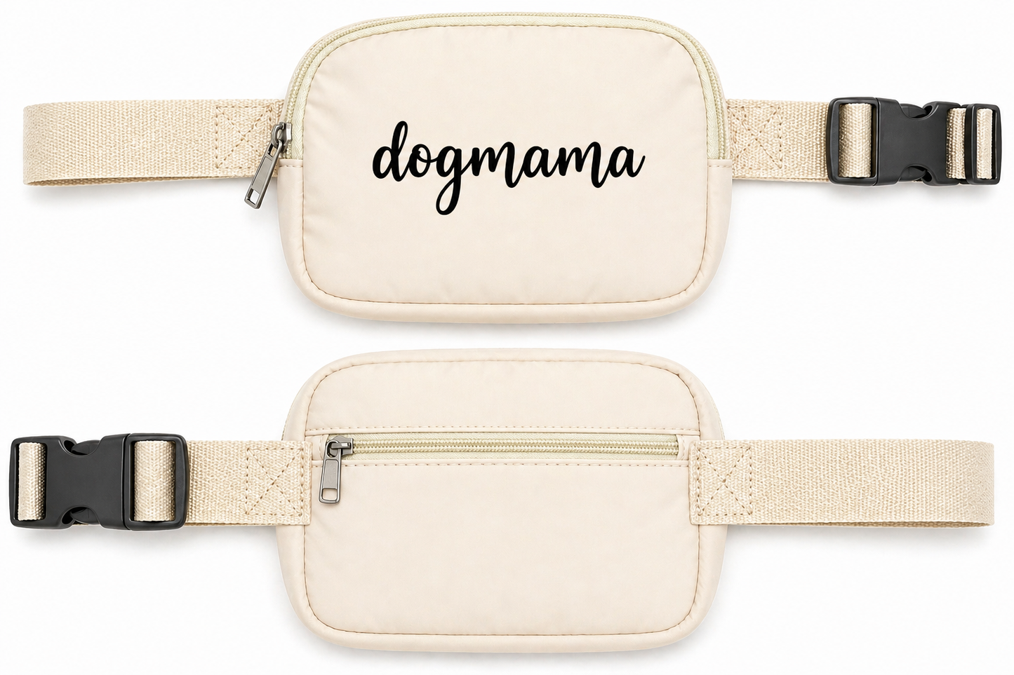 Dogmama Crossbody Treat & Walk Bag - Cream