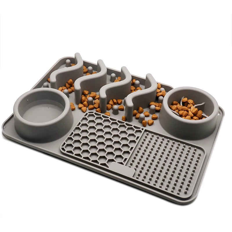 Lickables - Lick Mat for dogs - Grey