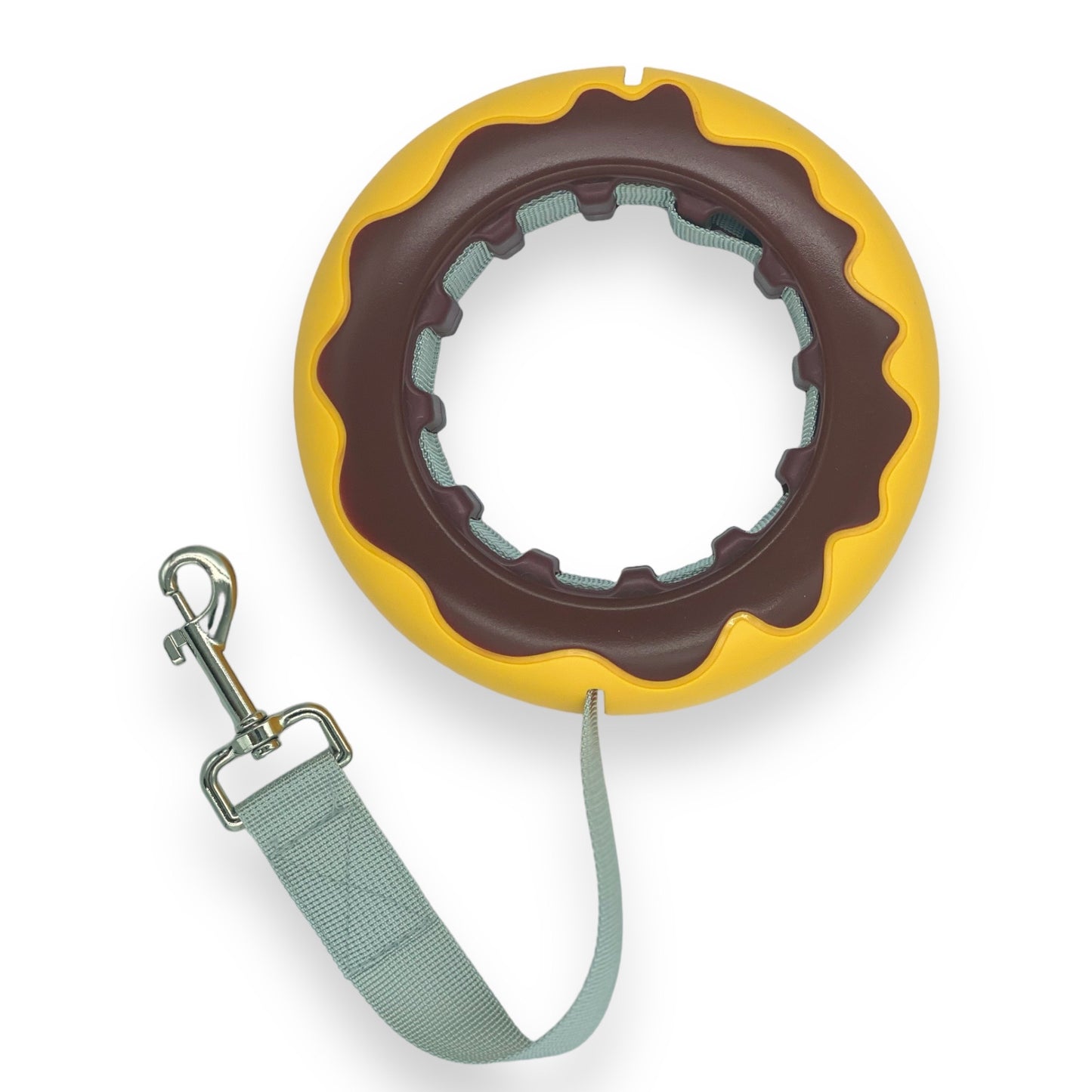 Donut Leash (Yellow/Brown)