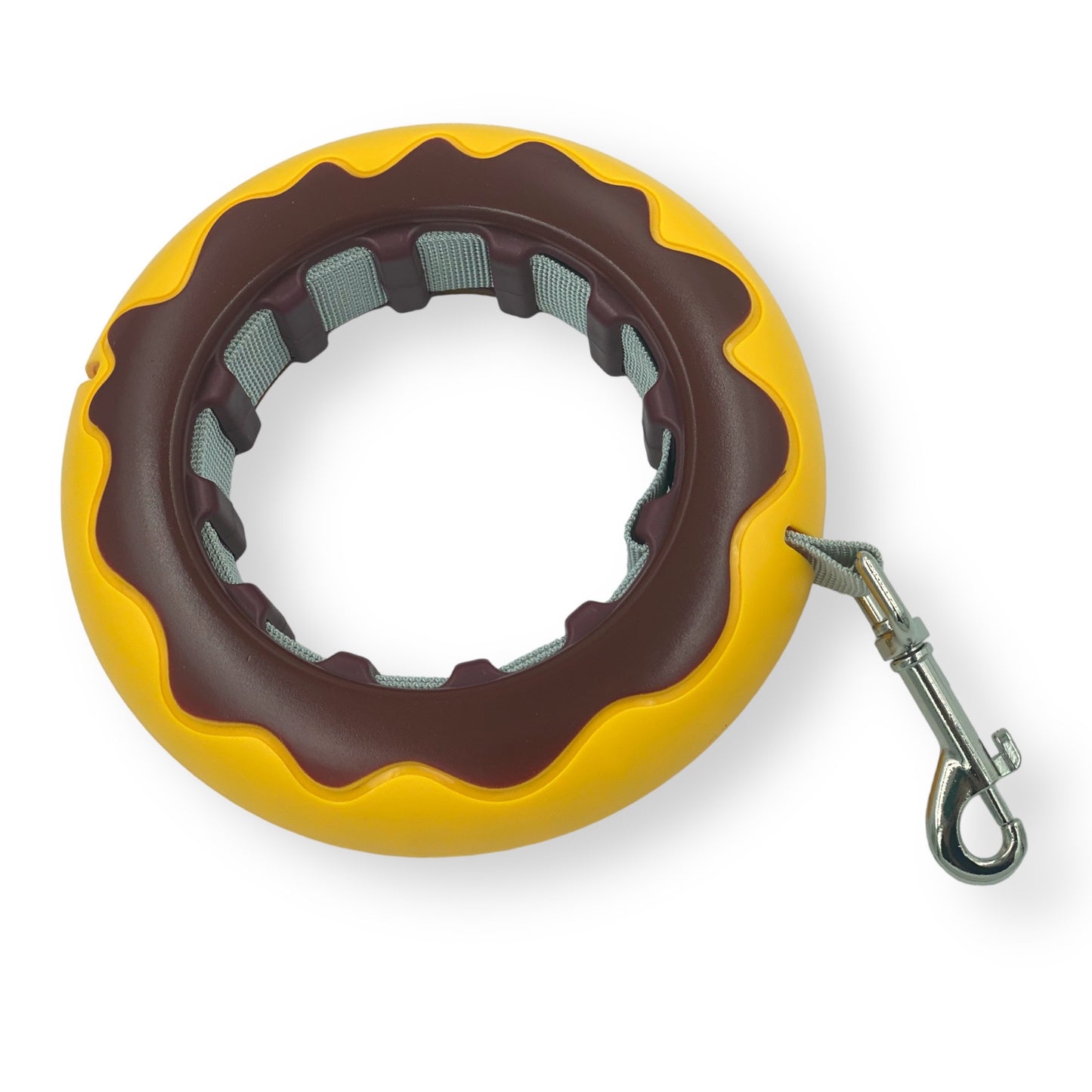 Donut Leash (Yellow/Brown)