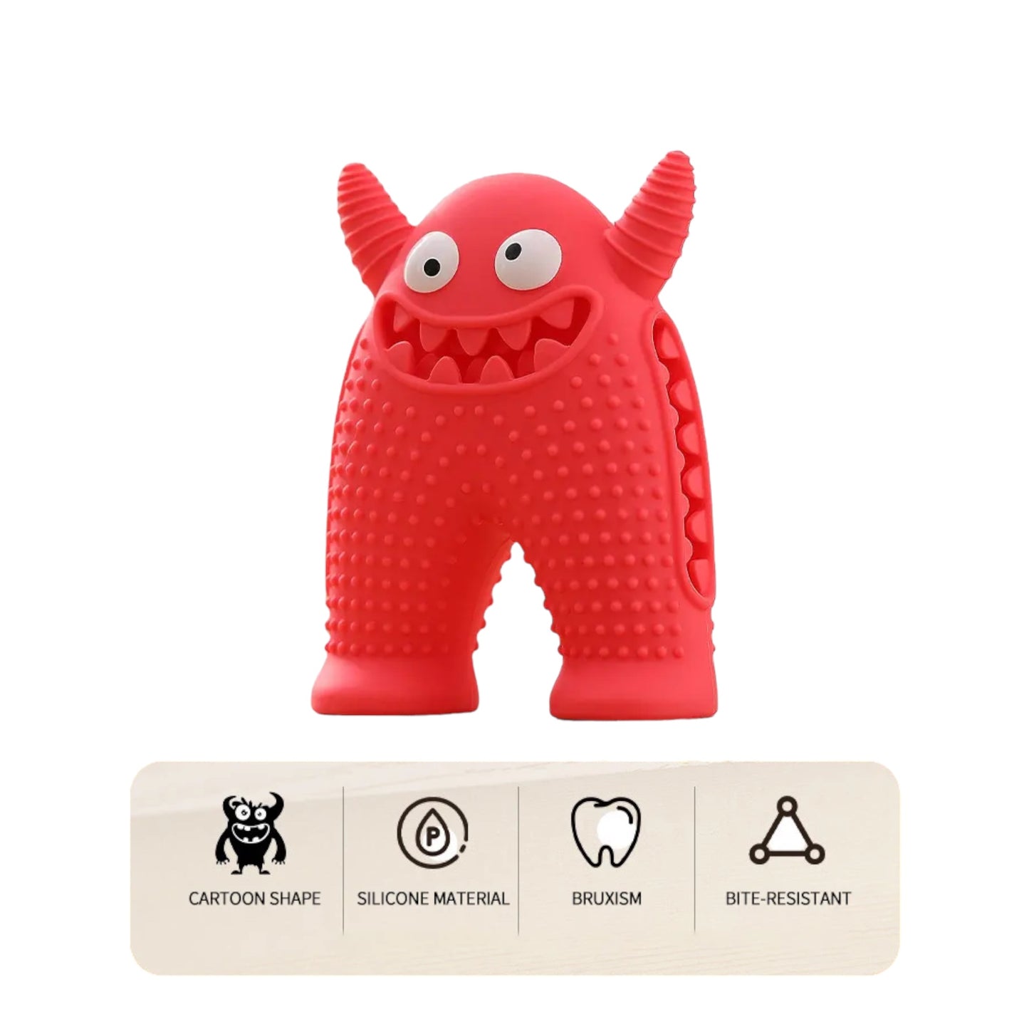 Monster Tough Rubber Chew Toy - Pink