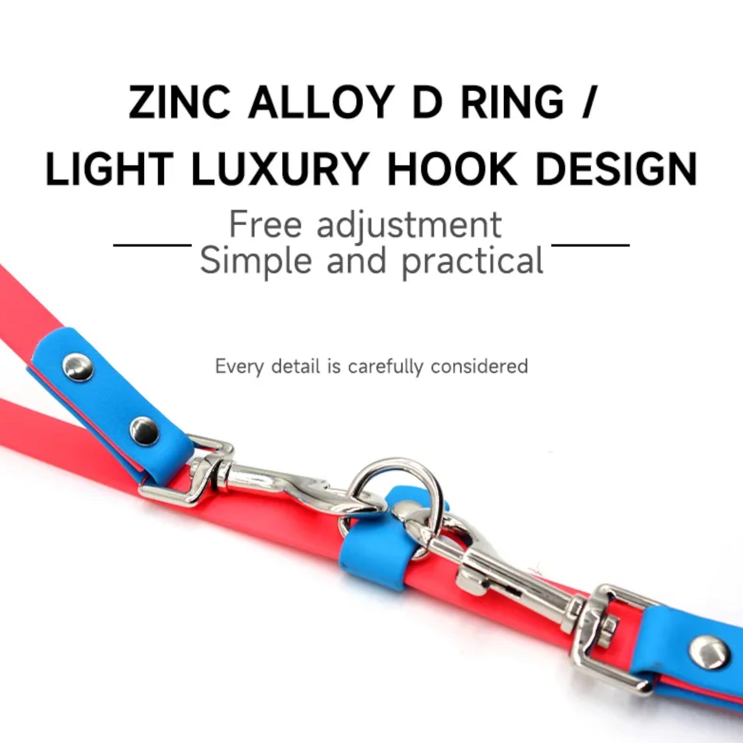 Multifunction Handsfree Leash - Purple/Green