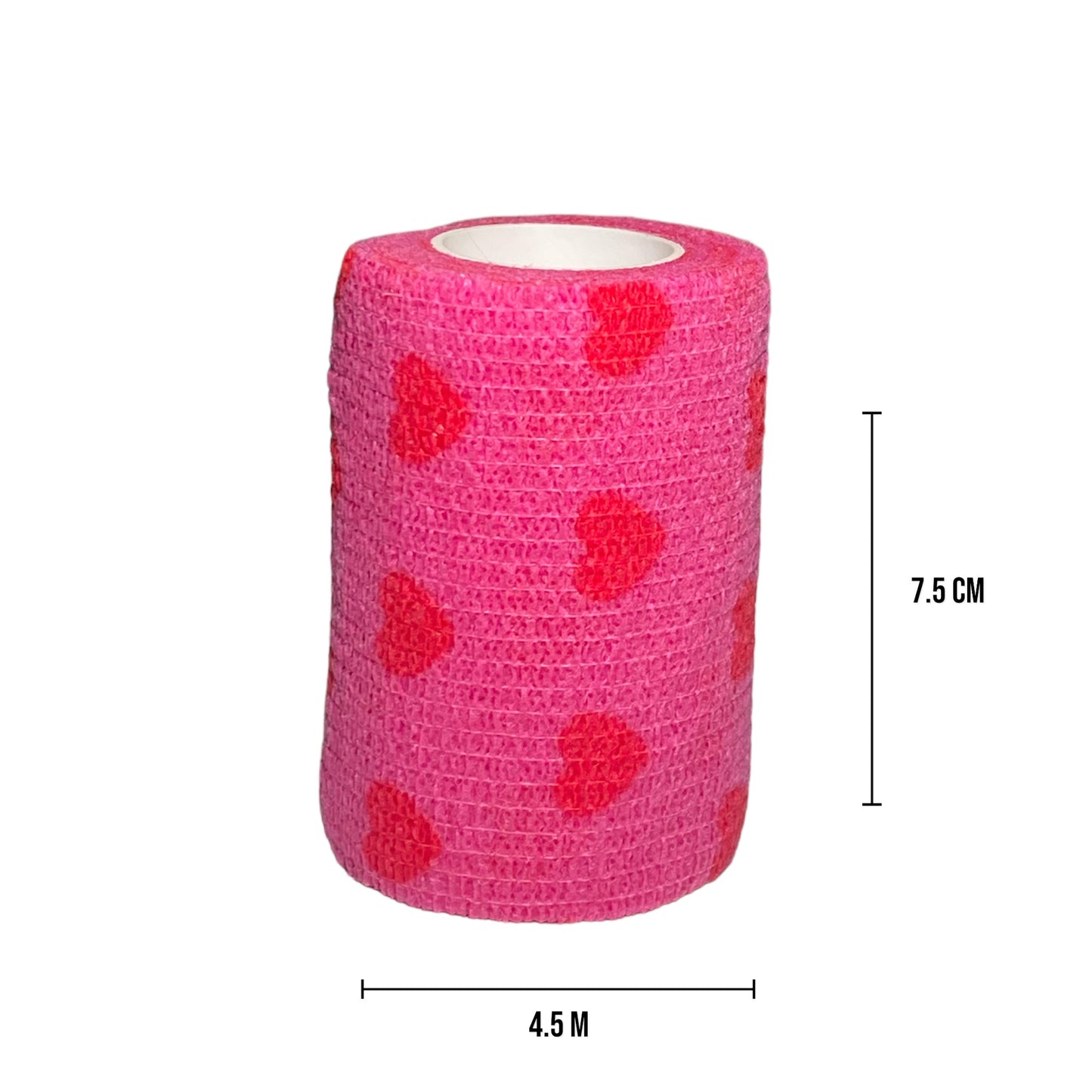 Cover them Paws - Self Adhesive Wraps - Pink Hearts