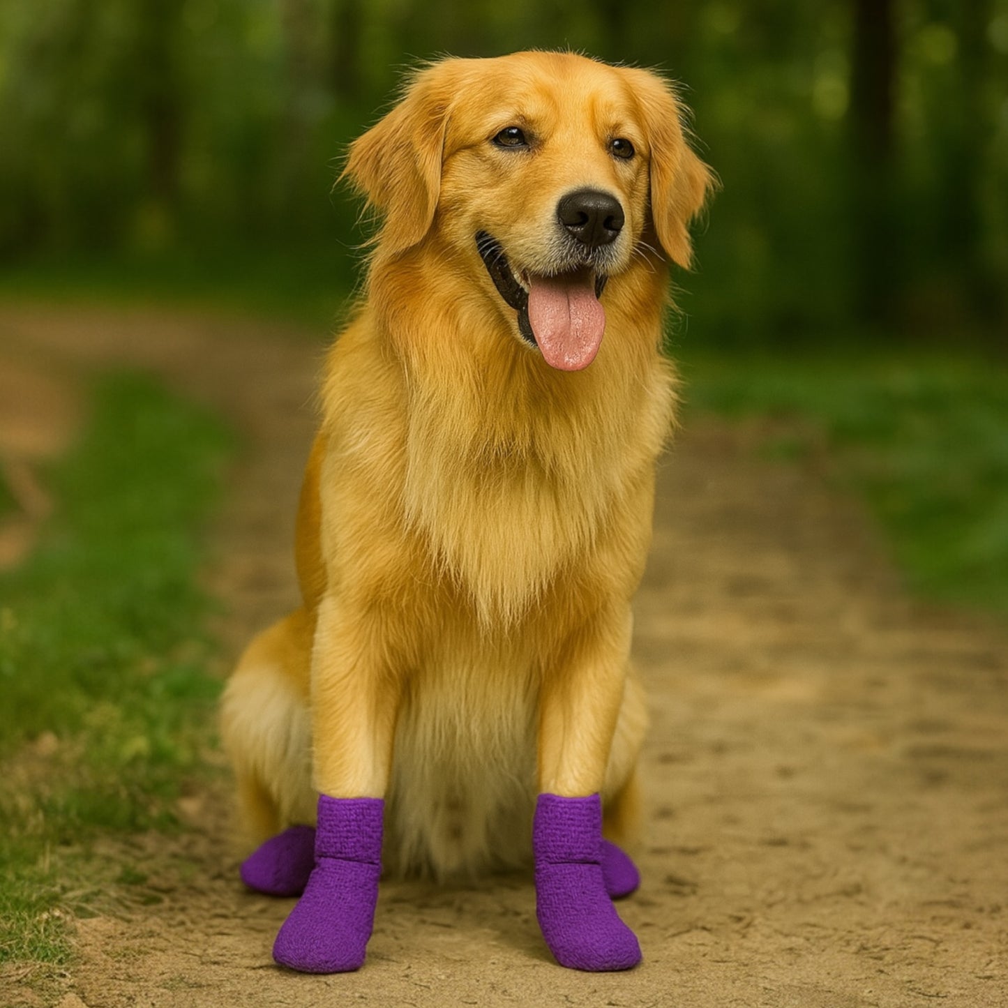 Talking Dog Club - Cover them Paws - Self Adhesive Wraps - Purple