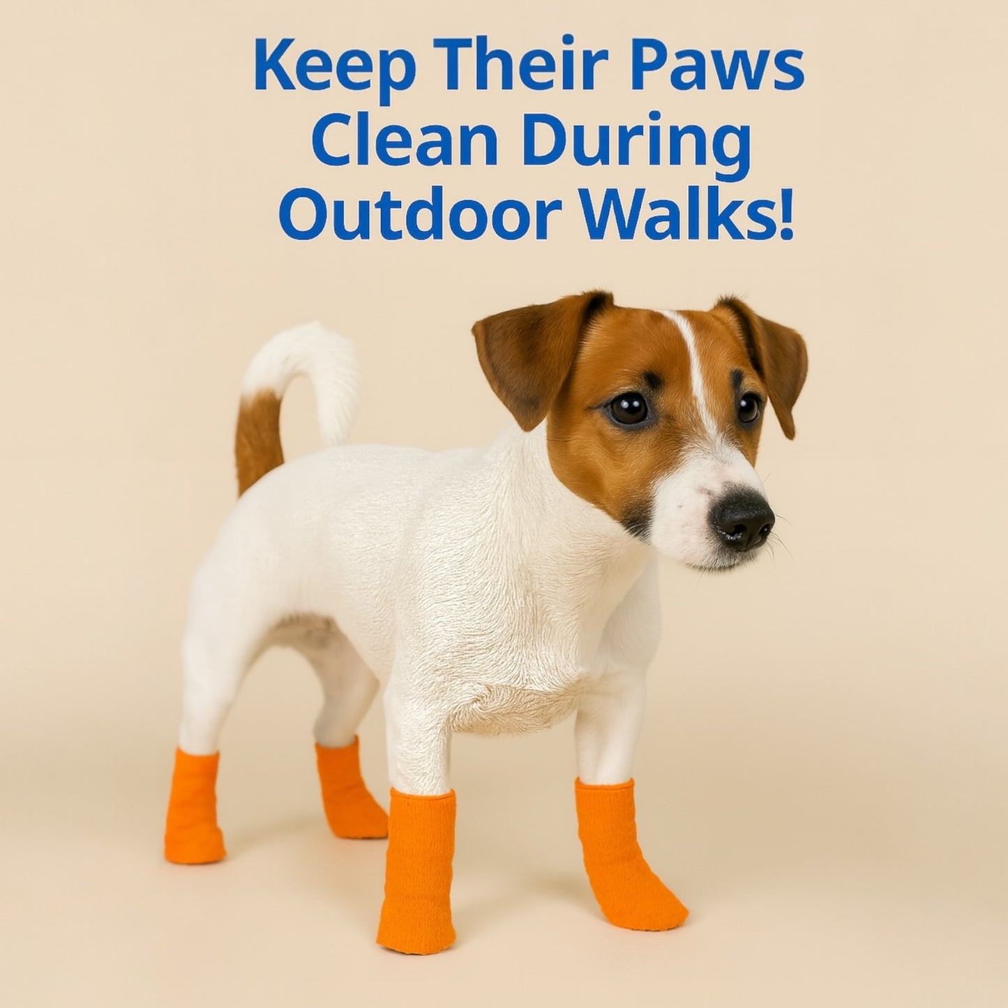 Talking Dog Club - Cover them Paws - Self Adhesive Wraps - Orange