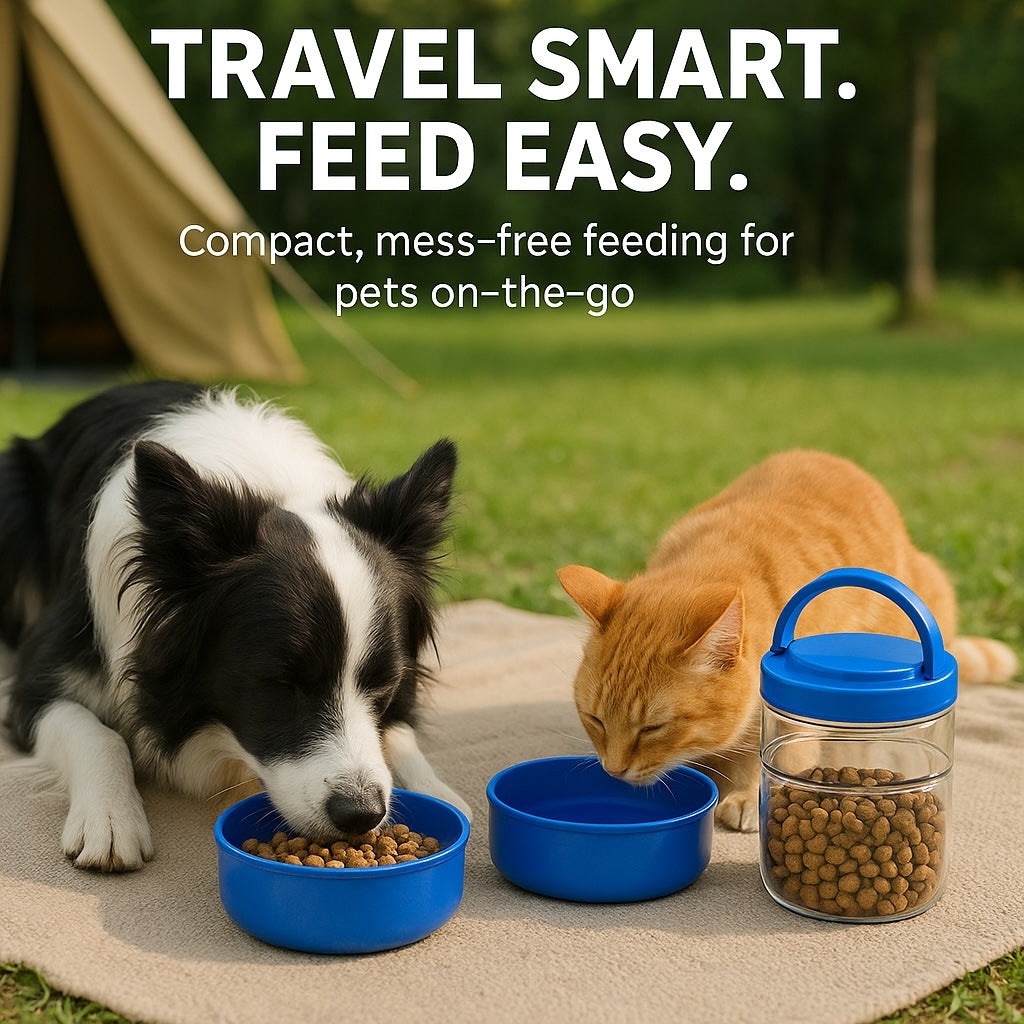 3 in 1 Travel Bowl Set