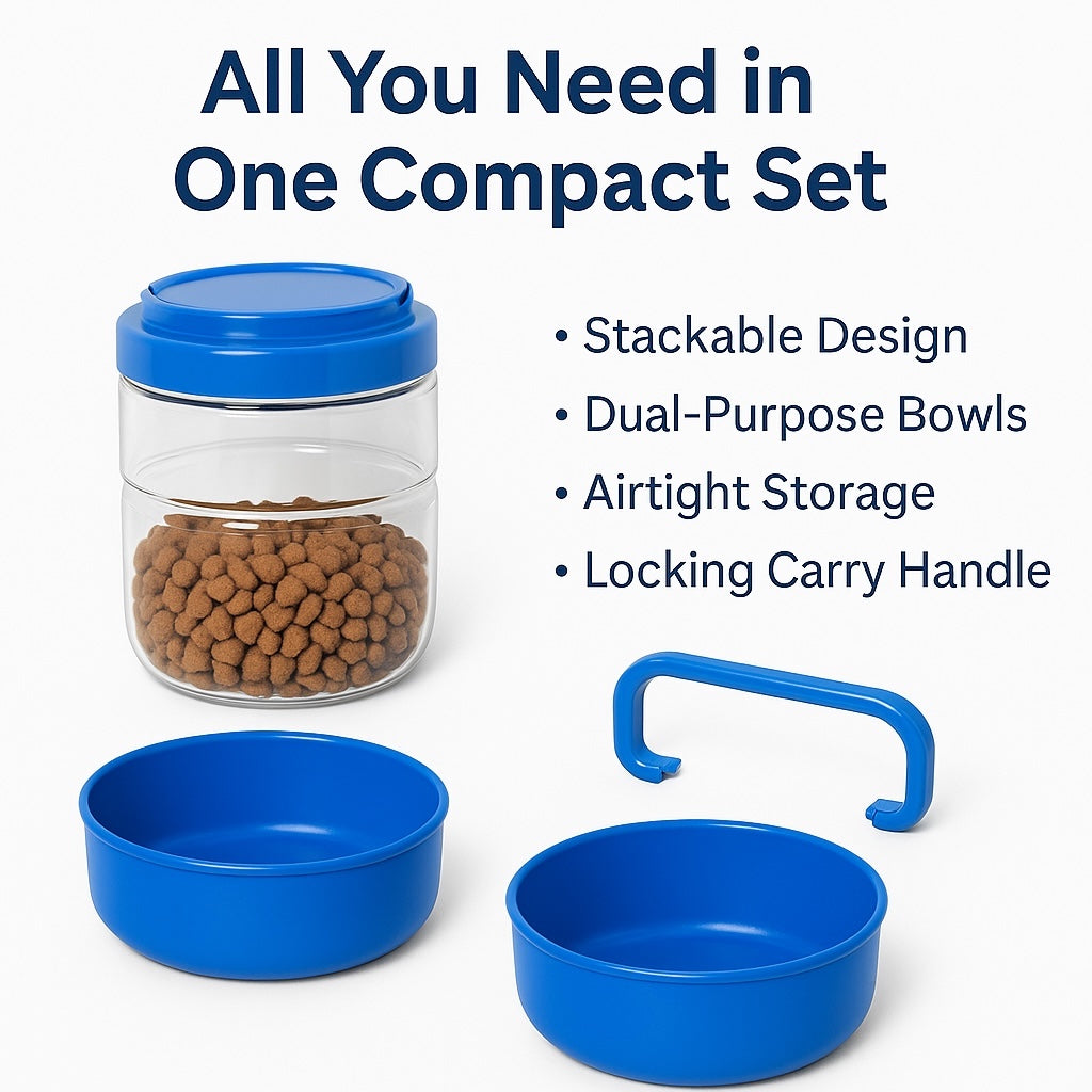 3 in 1 Travel Bowl Set
