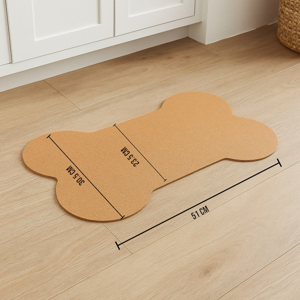 Cork - a - Mat - Floor Food & Water Mat