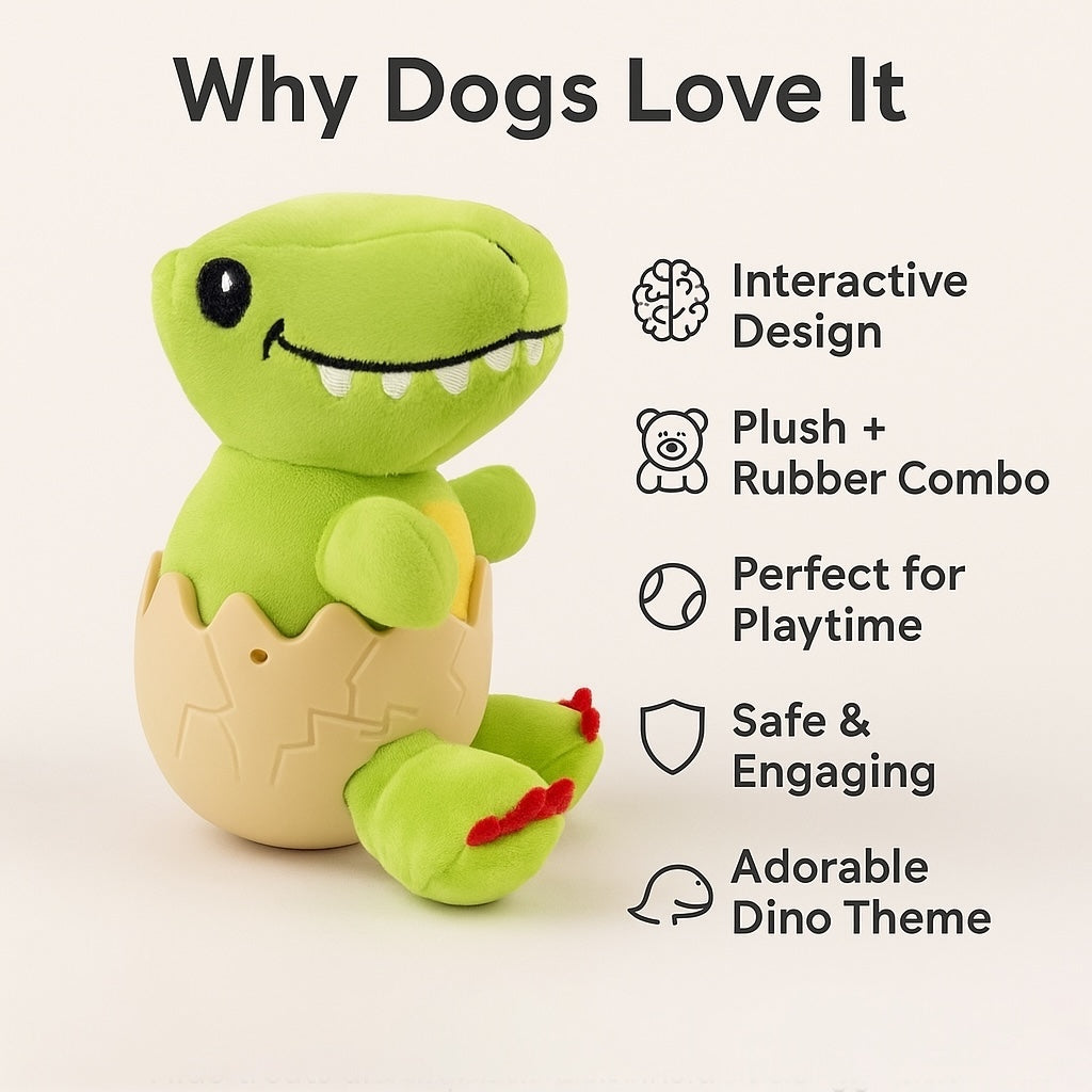 Dino in a Shell Toy for Dogs