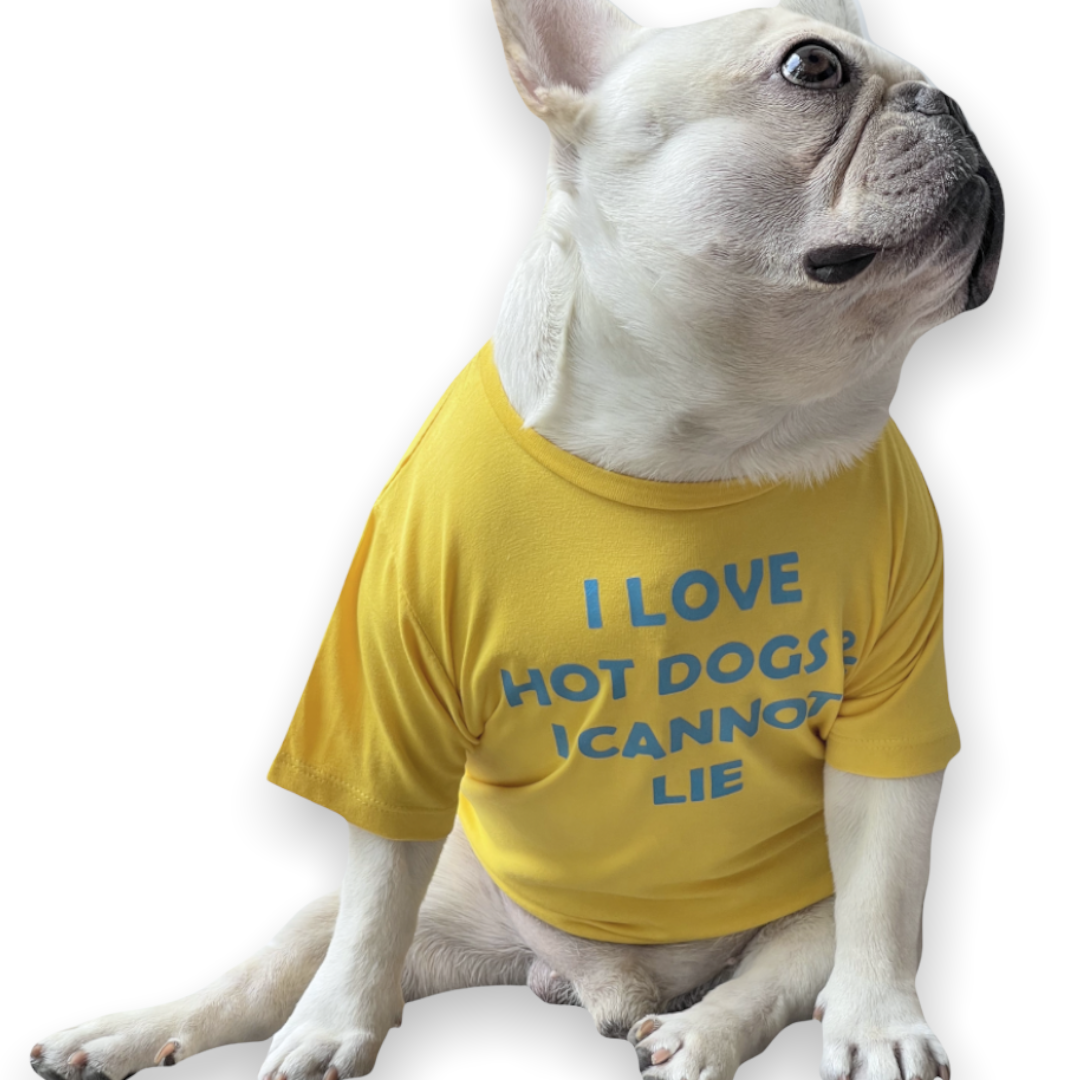 I Love Hotdogs & I Cannot Lie Dog Tee