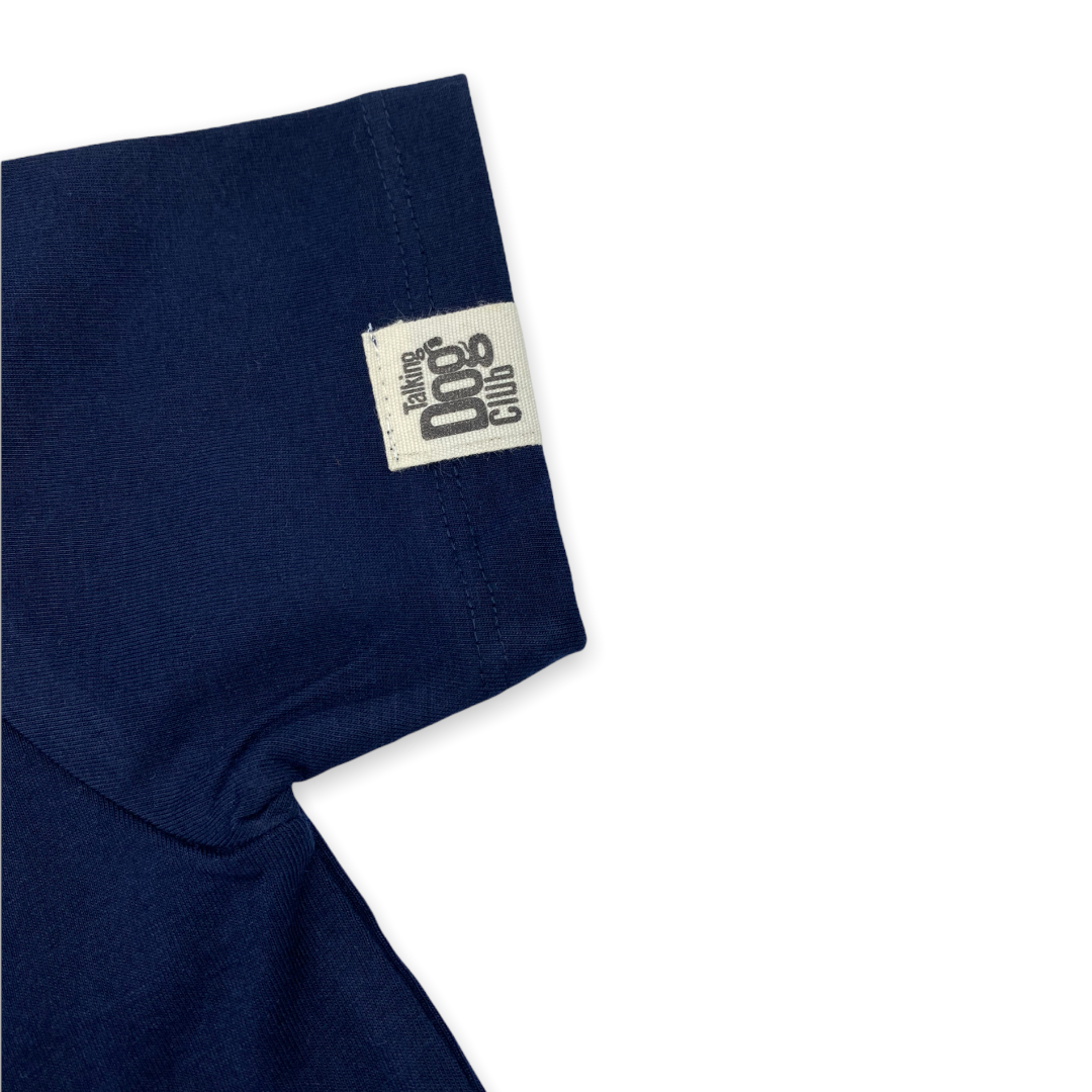 Gravy Navy Solid Dog Tee