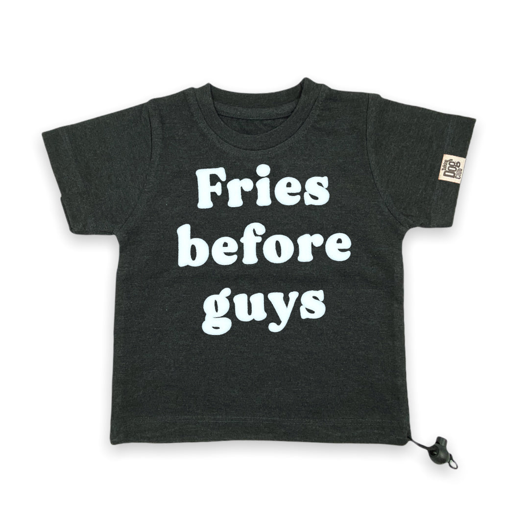 Fries Before Guys Dog Tee