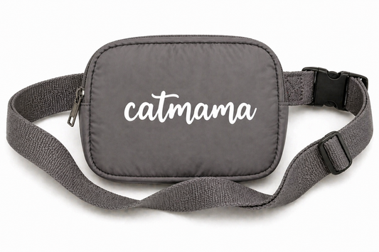 Catmama Crossbody Treat & Walk Bag - Grey