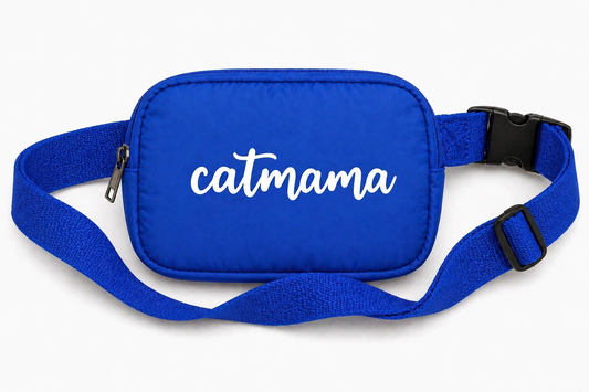 Catmama Crossbody Treat & Walk Bag - Blue