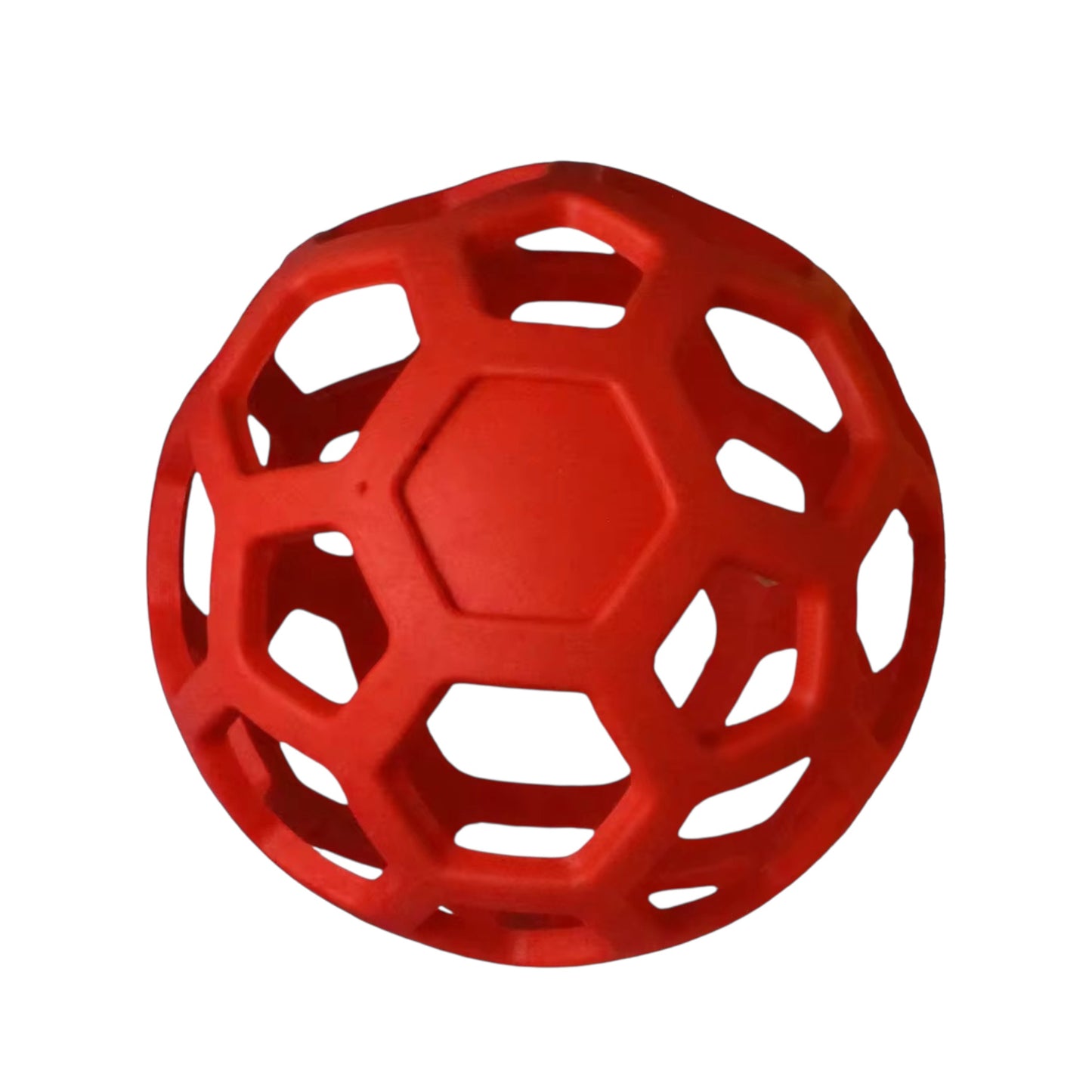 Hollow Elastic Interactive Busy Ball  - Red