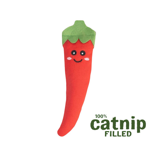 Red Chilli Cat Toy with 100% Catnip