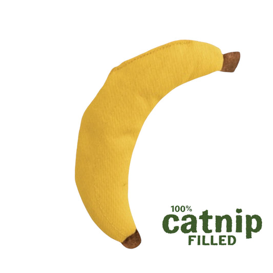 Banana Cat Toy with 100% Catnip