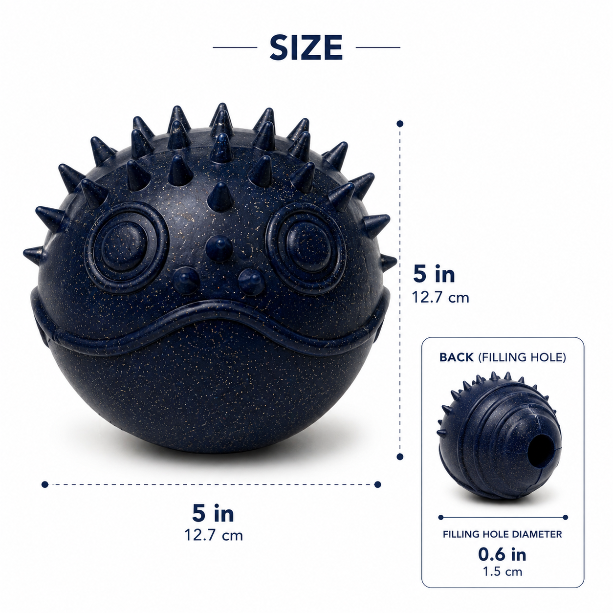 Sturdy - Smurfy - Natural Rubber Toy