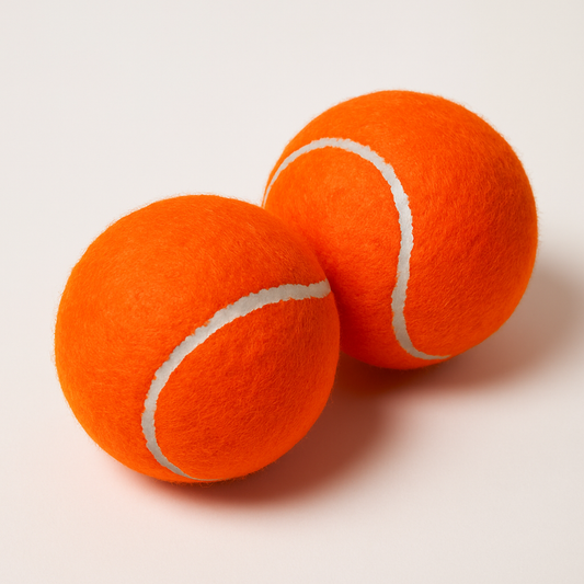 Fetch In Color - Tennis Balls  - Orange - Set of Two