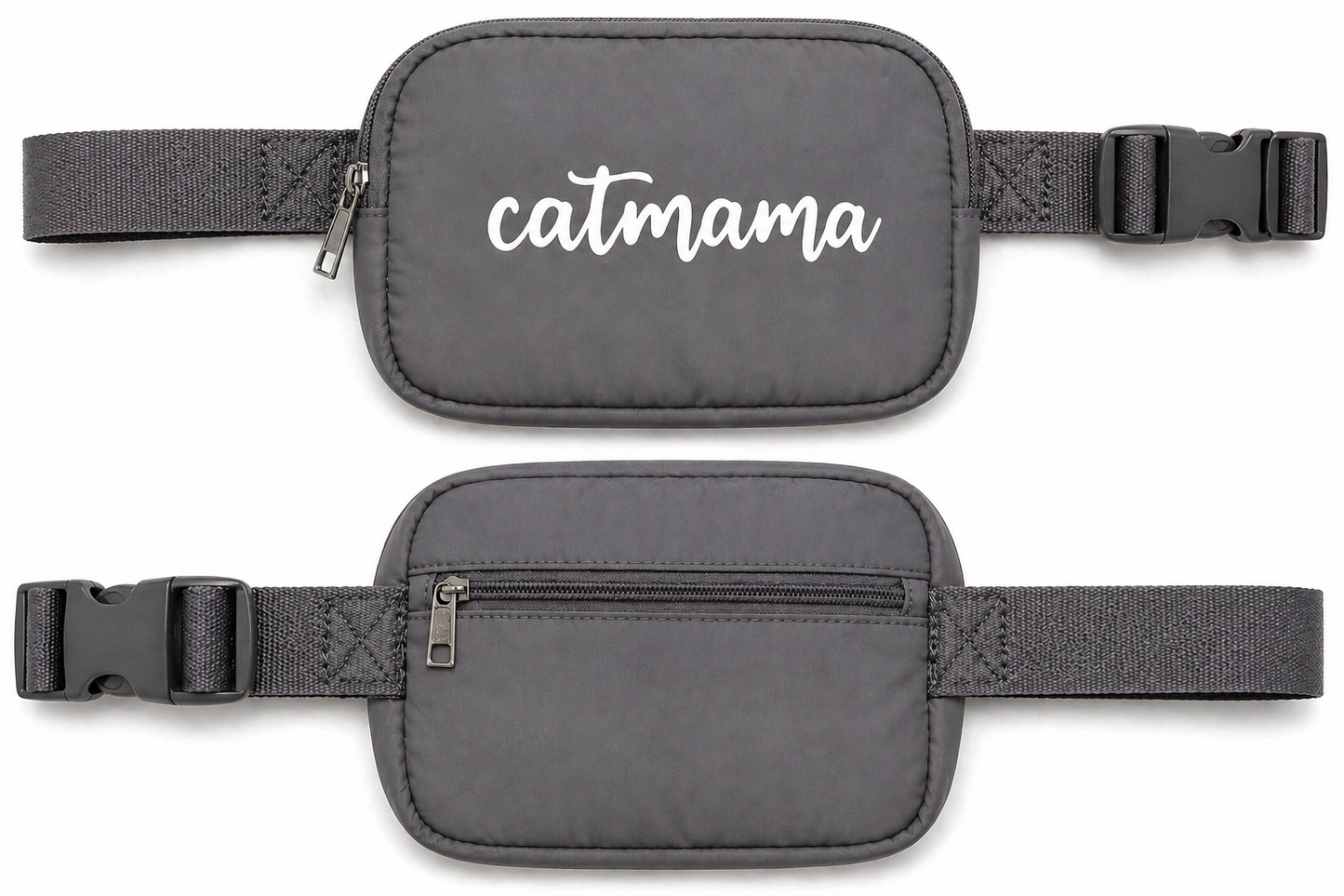 Catmama Crossbody Treat & Walk Bag - Grey