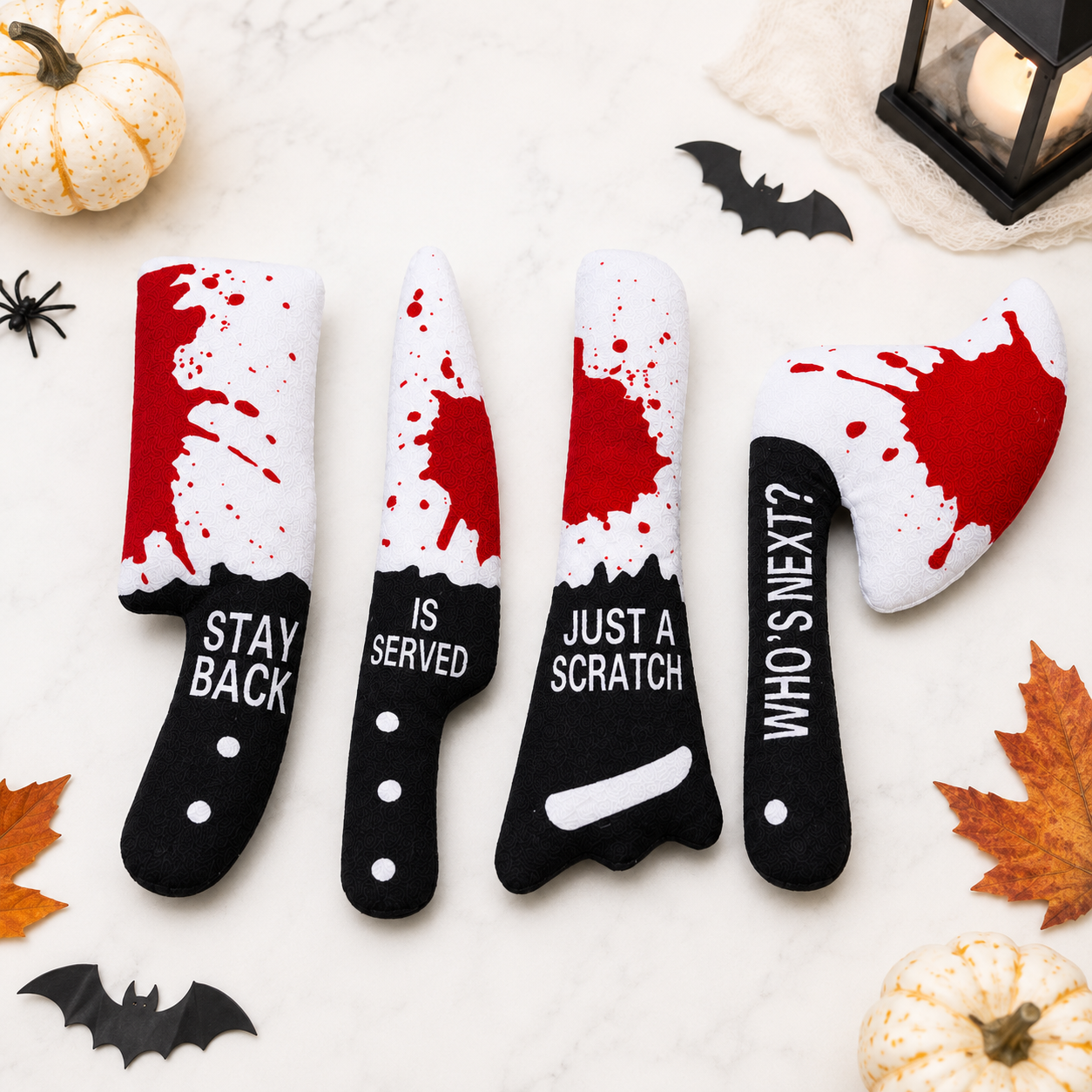 Spooky Halloween Plush Toy Set