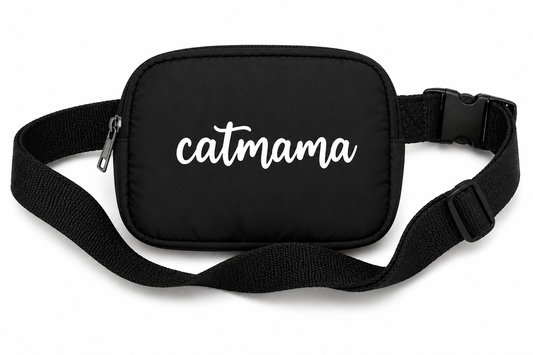 Catmama Crossbody Treat & Walk Bag - Black