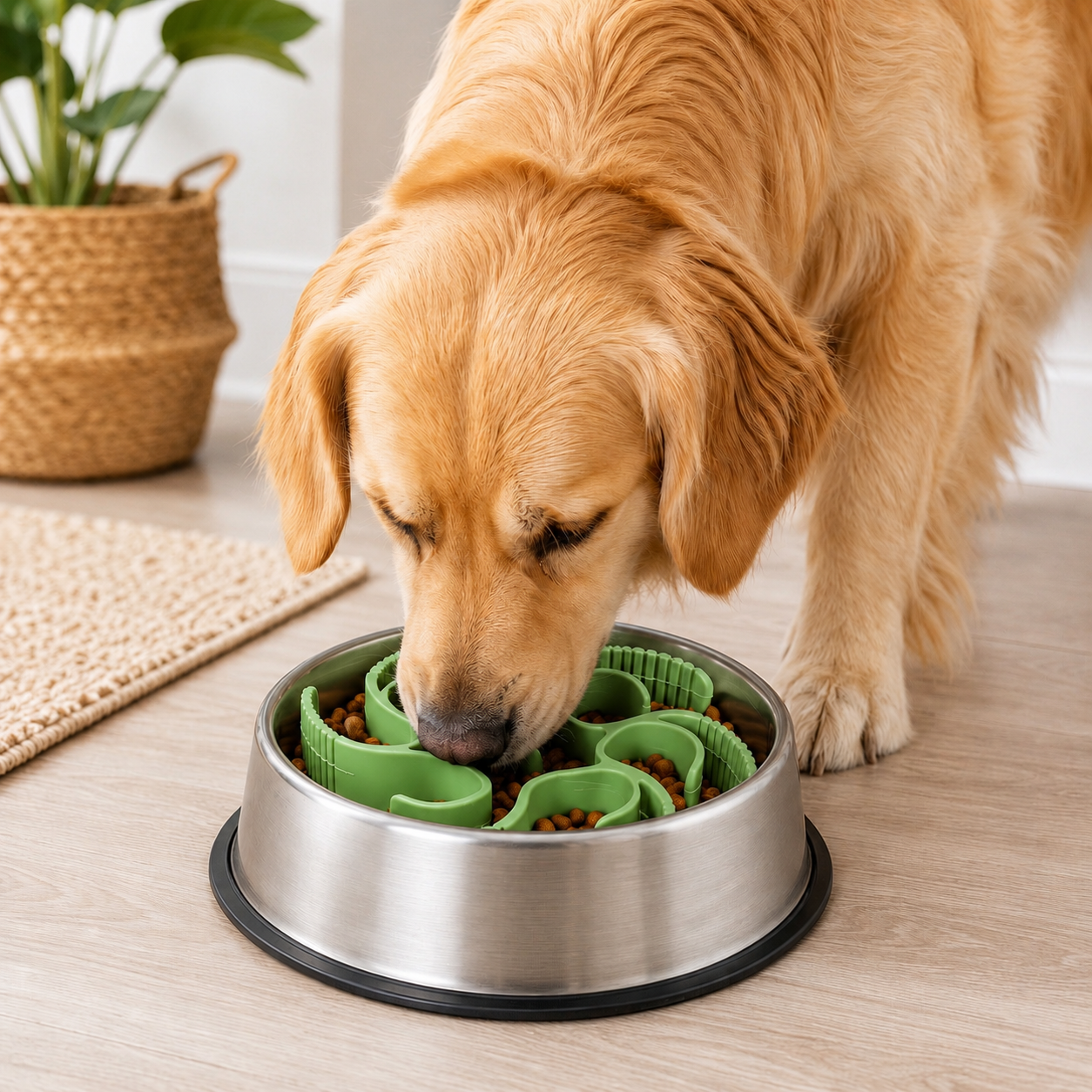 Slow Feeder Bowl Attachment - Green
