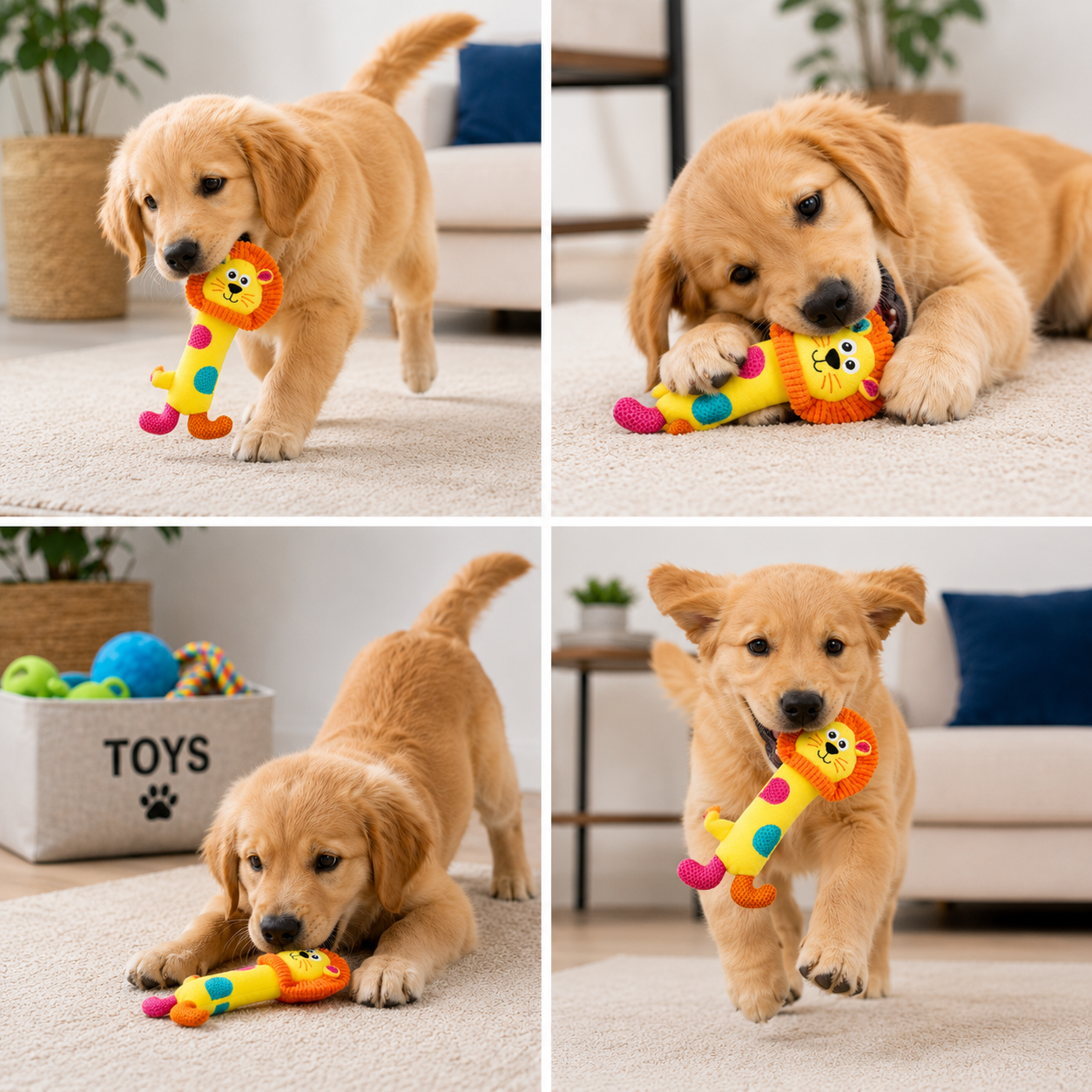 Baby Lion Stick Plush Toy