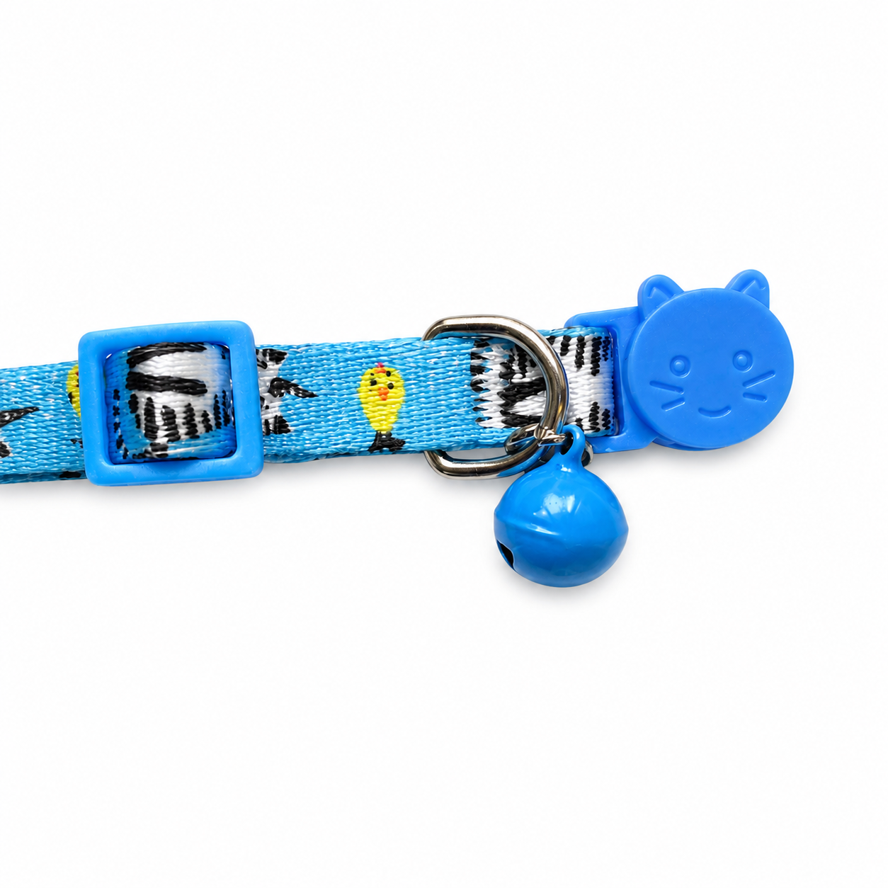 Talking Dog Club - Everyday Cat Collars - With Attached Bell - Unicorn Cat