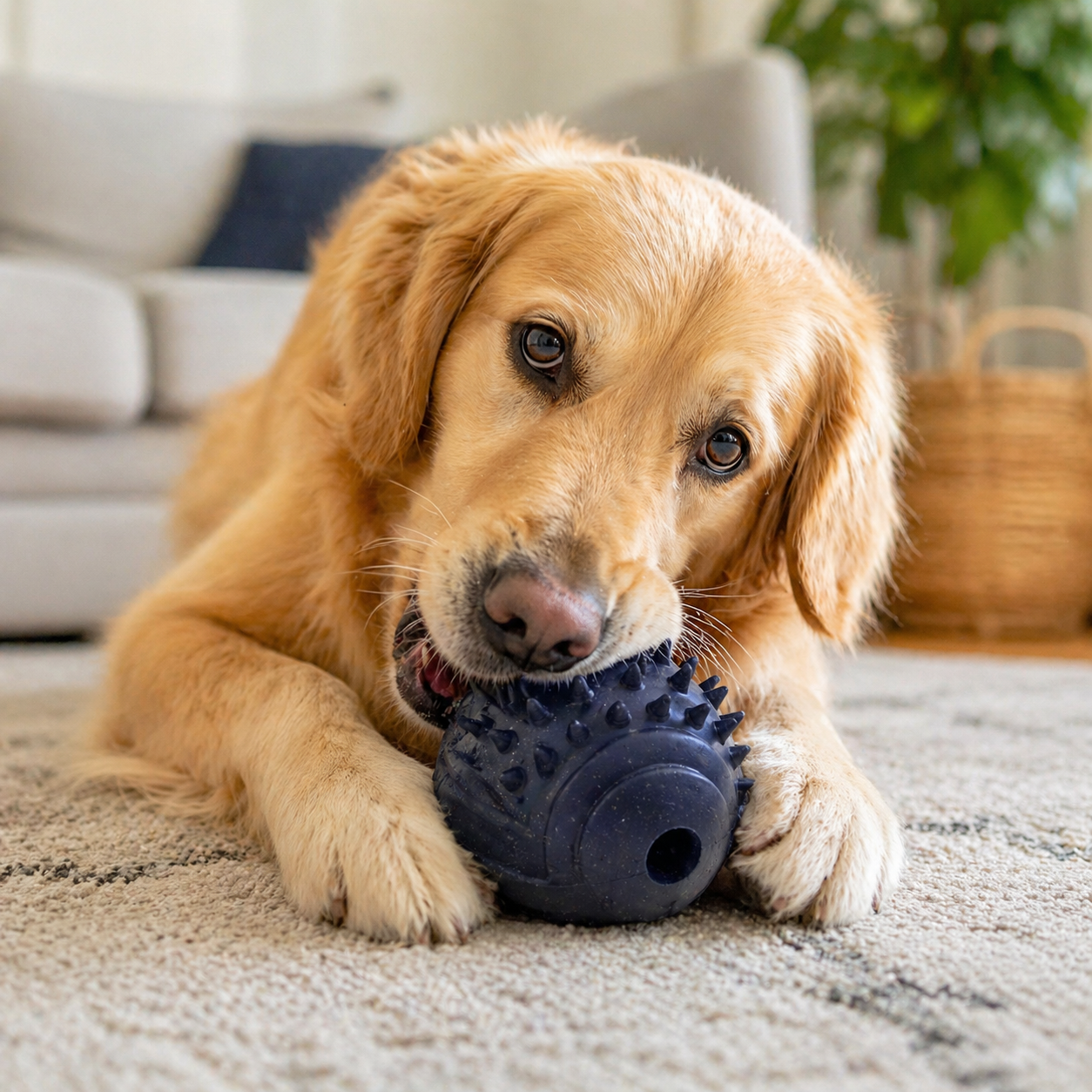 Sturdy - Smurfy - Natural Rubber Toy