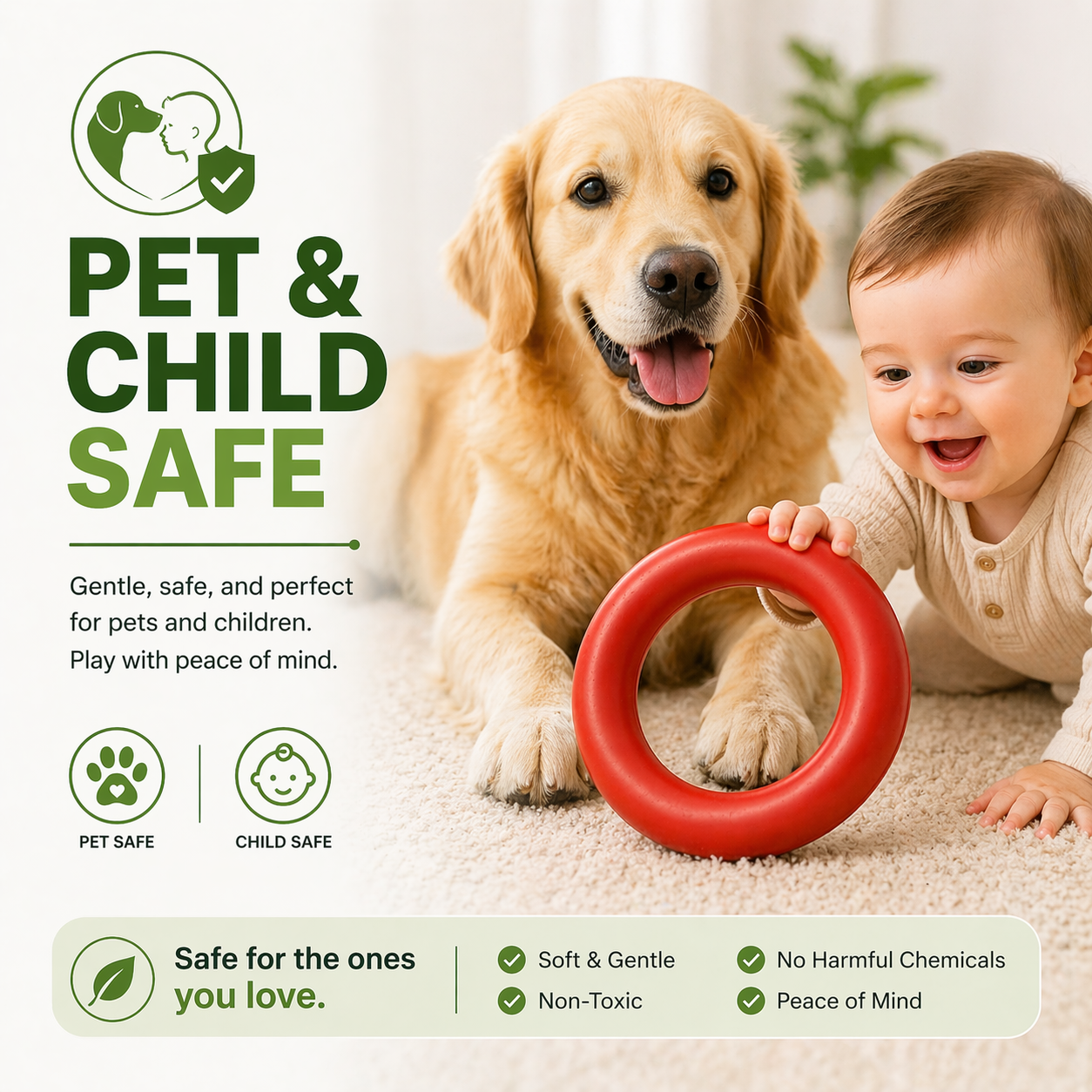 Sturdy -  Ringa a Ring- Natural Rubber Toy