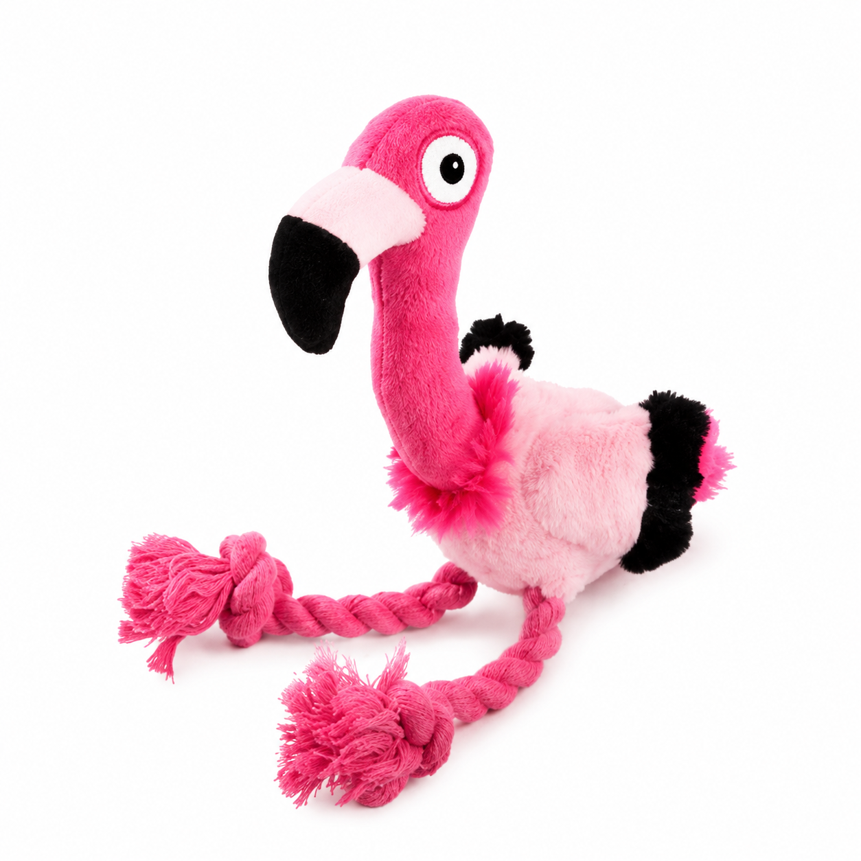 Flamingo Plush - Ultrasonic-Silent Squeaker Toy