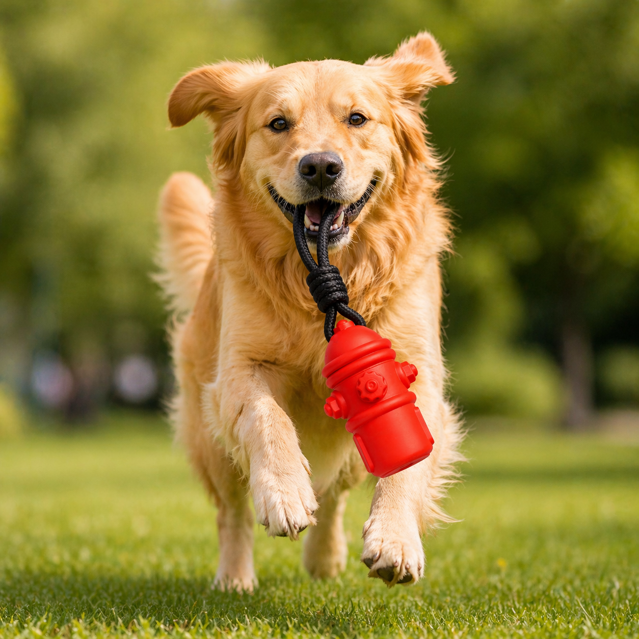 Sturdy - Fire Hydrant Toy with Rope