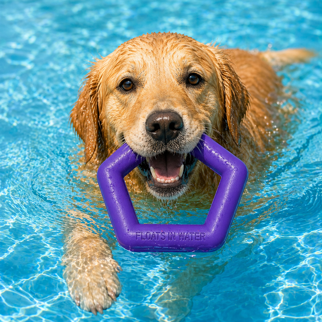 Sturdy - Hexagon Floater - Natural Rubber Toy