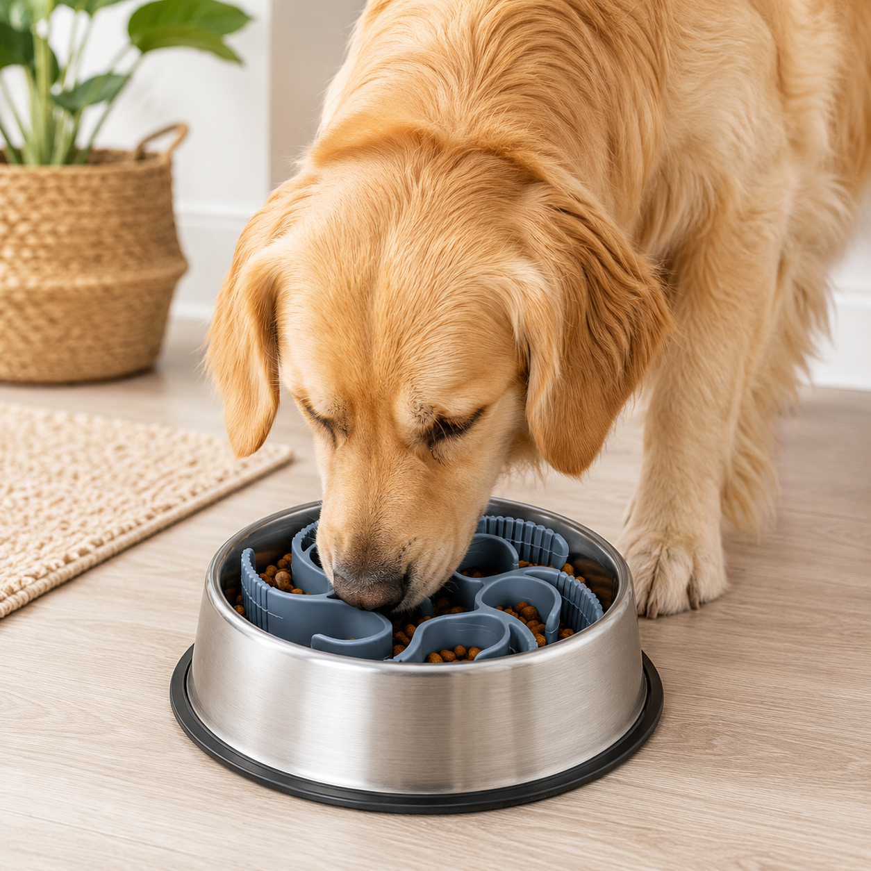 Slow Feeder Bowl Attachment - Grey
