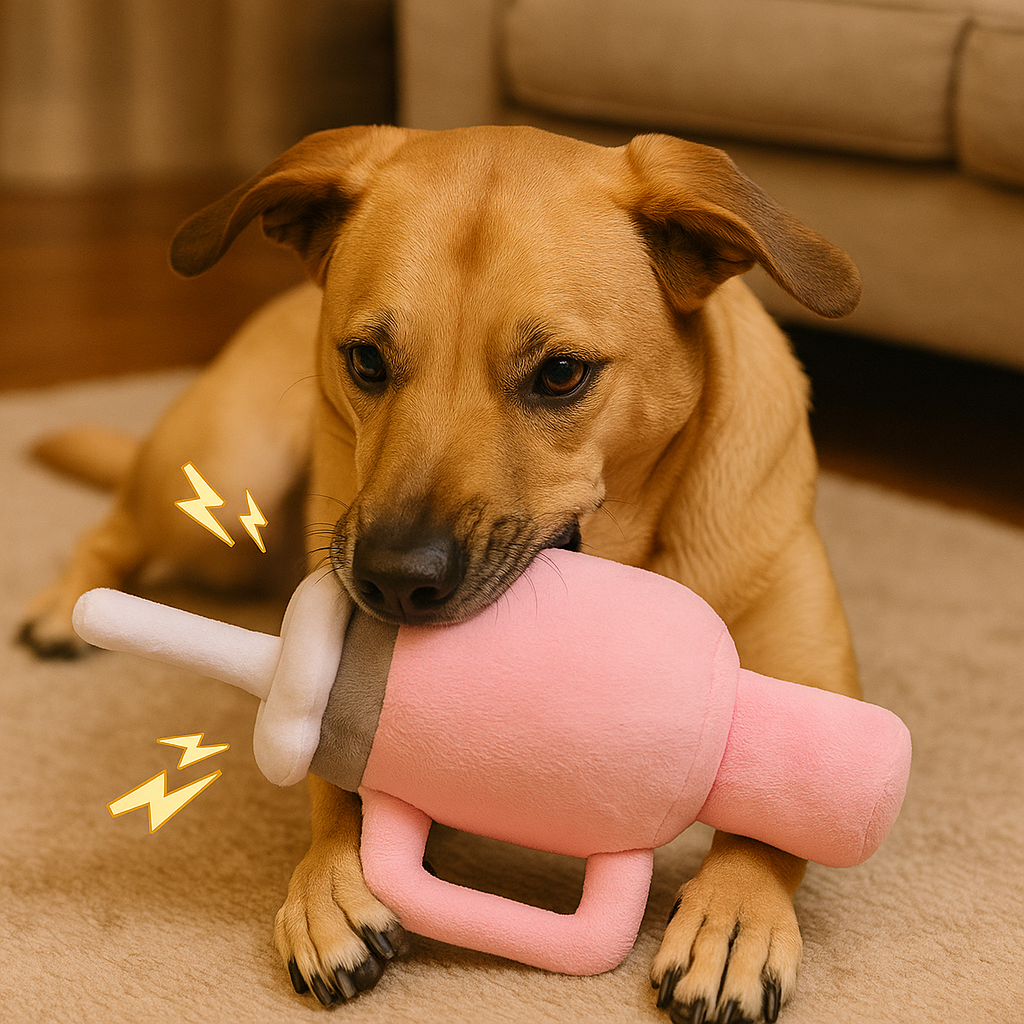 Tumbler Plush Toy For Dogs - Pink
