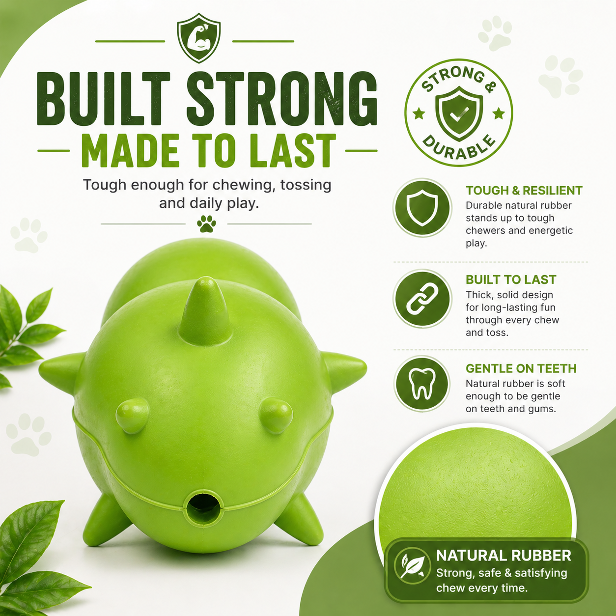 Sturdy - Snokry - Natural Rubber Toy