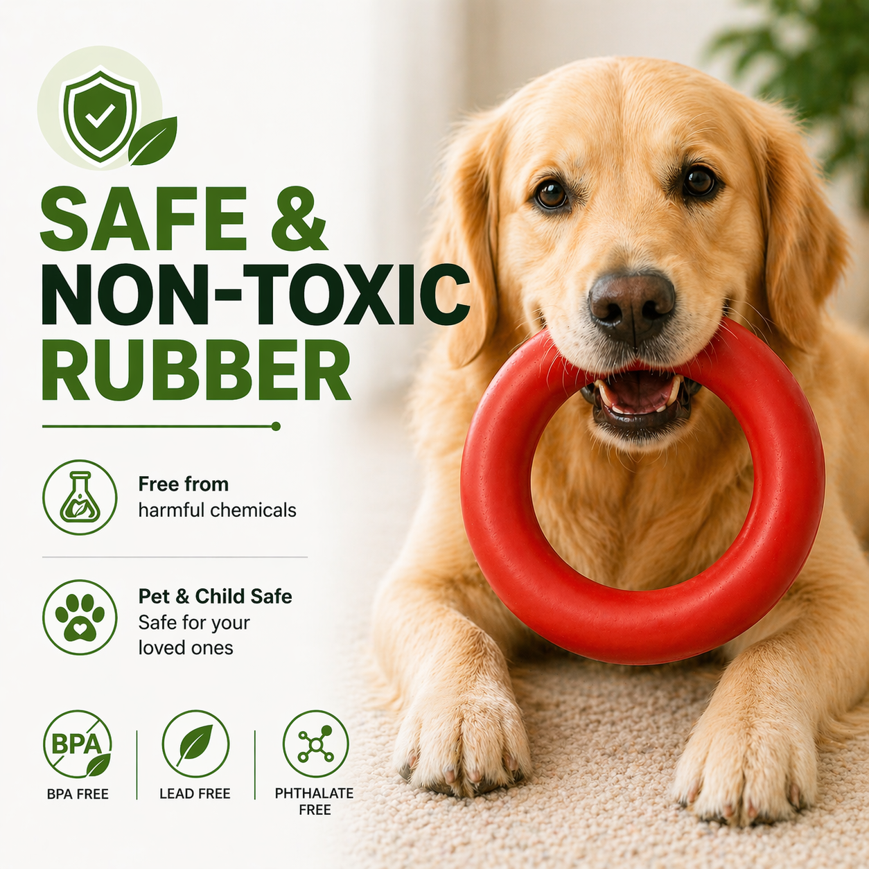 Sturdy -  Ringa a Ring- Natural Rubber Toy