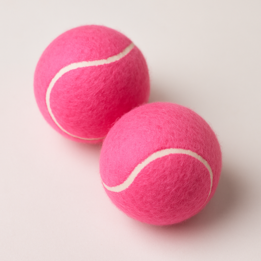 Fetch In Color - Tennis Balls  - Pink - Set of Two