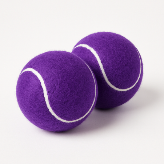 Fetch In Color - Tennis Balls  - Purple - Set of Two